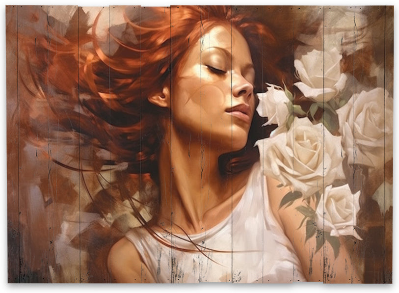 pige version 1 lavet på plankeboard, fås i flere størrelser.