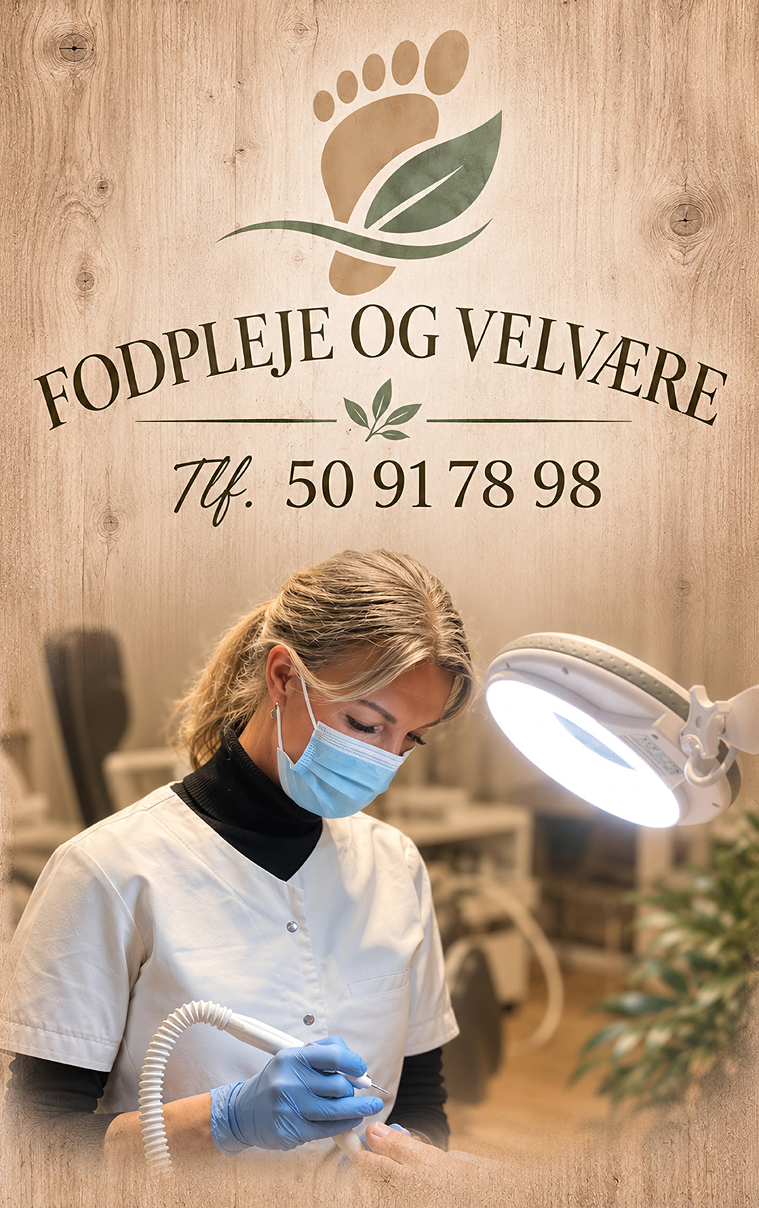 Ann Sofie - dobbeltsidet skilt til vej 75x120 cm