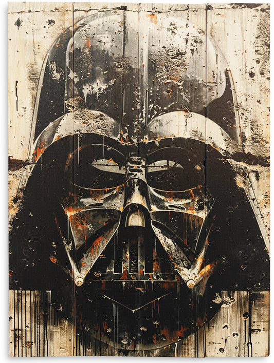 WallZoo´s Street Vader lavet på plankeboard i streetart.